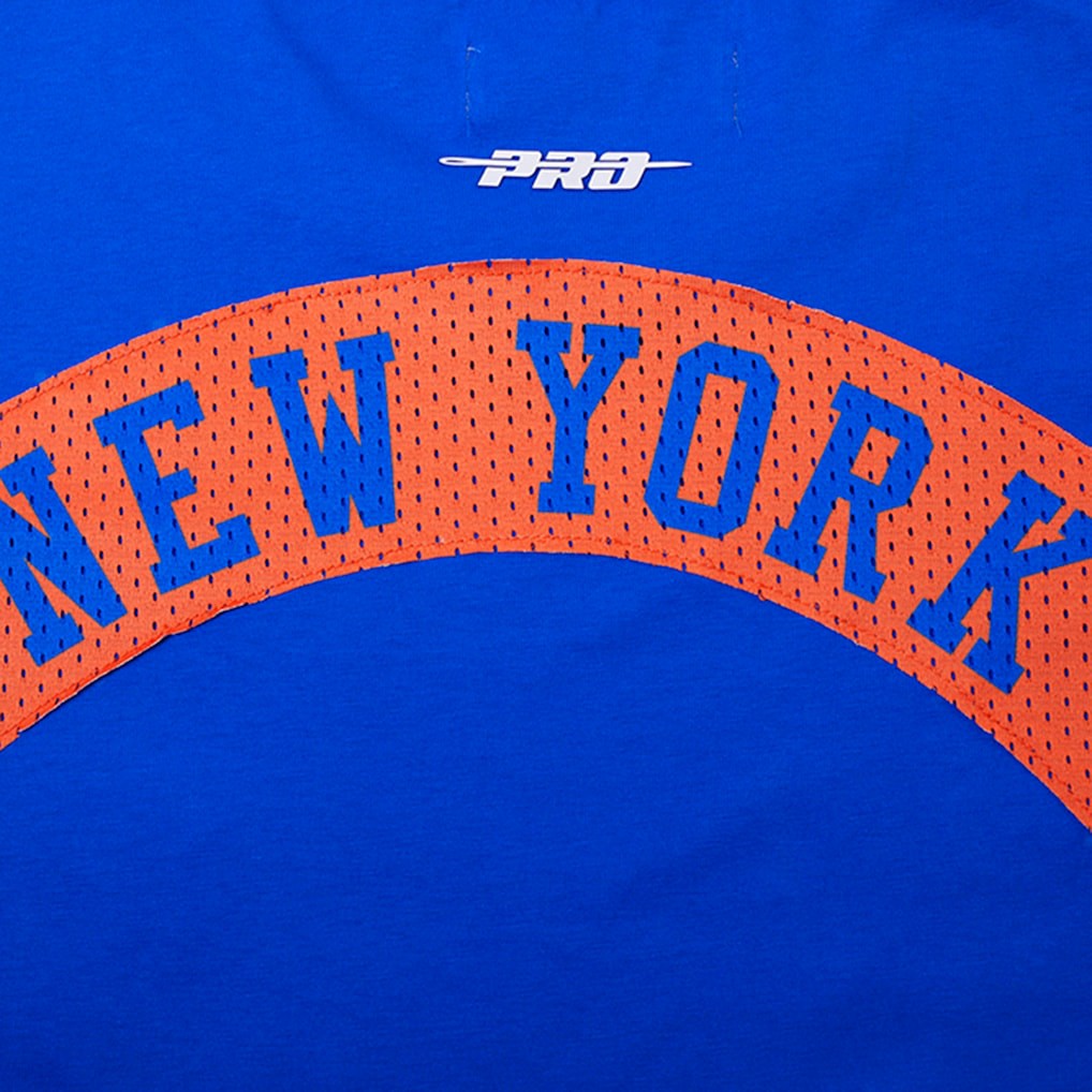 New York Knicks Pro Standard Made To Play Drop Shoulder T-Shirt Royal