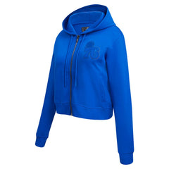 Philadelphia 76ers Pro Standard Women's Triple Tonal Full-Zip Hoodie Royal