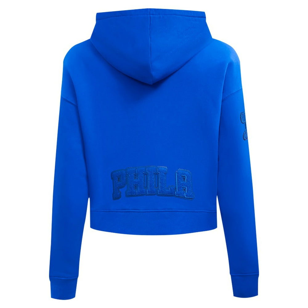 Philadelphia 76ers Pro Standard Women's Triple Tonal Full-Zip Hoodie Royal