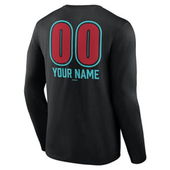 Arizona Diamondbacks Personalized Name & Number Fastball Long Sleeve T-Shirt Outlet