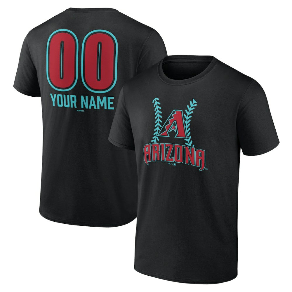 Arizona Diamondbacks Personalized Name & Number Fastball T-Shirt Online