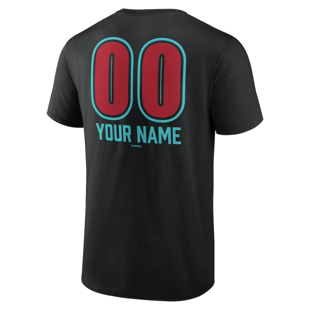 Arizona Diamondbacks Personalized Name & Number Fastball T-Shirt Online