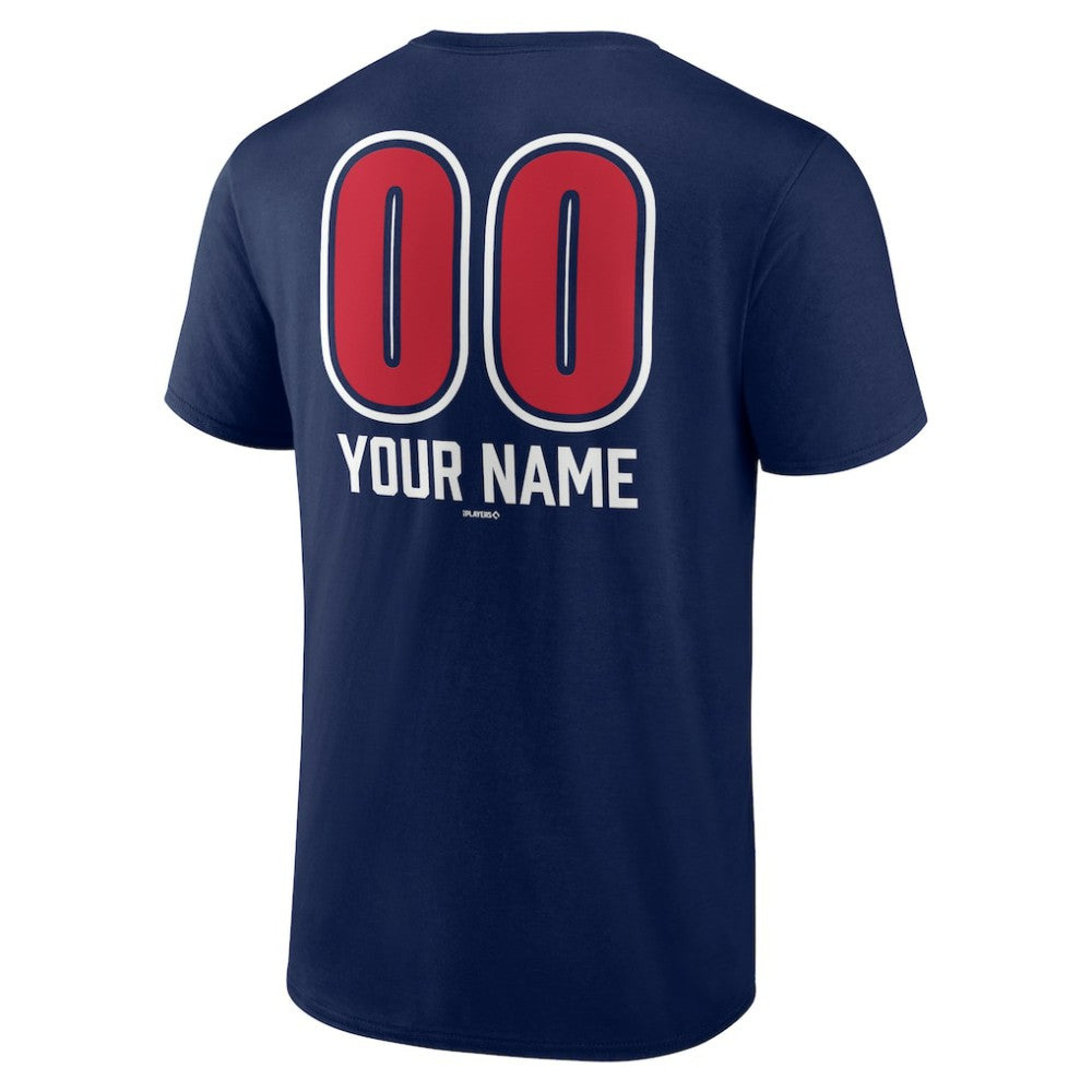 Atlanta Braves Personalized Name & Number Fastball T-Shirt Online
