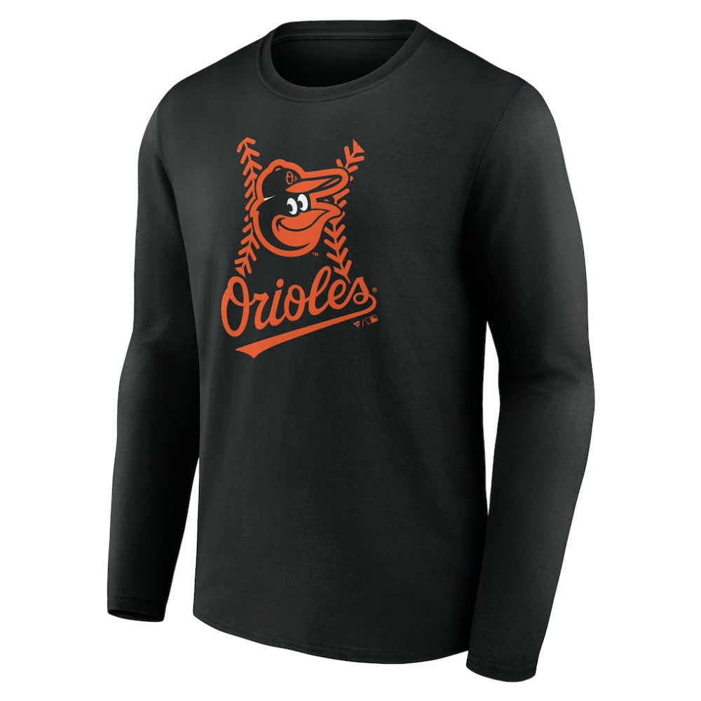Baltimore Orioles Personalized Name & Number Fastball Long Sleeve T-Shirt Outlet