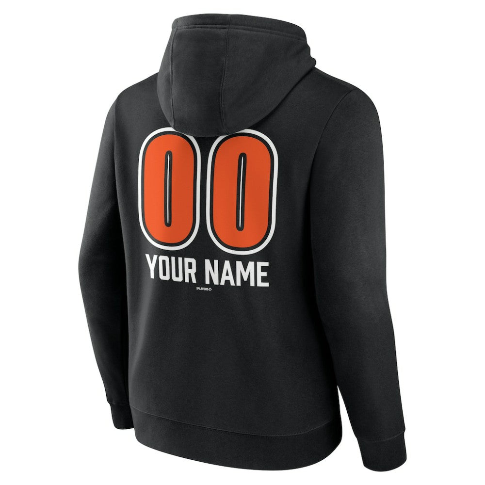 Baltimore Orioles Personalized Name & Number Fastball Pullover Hoodie Sale