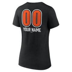 Baltimore Orioles Women's Personalized Name & Number Fastball V-Neck T-Shirt Discount