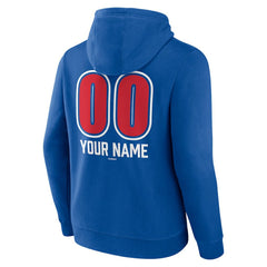 Chicago Cubs Personalized Name & Number Fastball Pullover Hoodie for sale