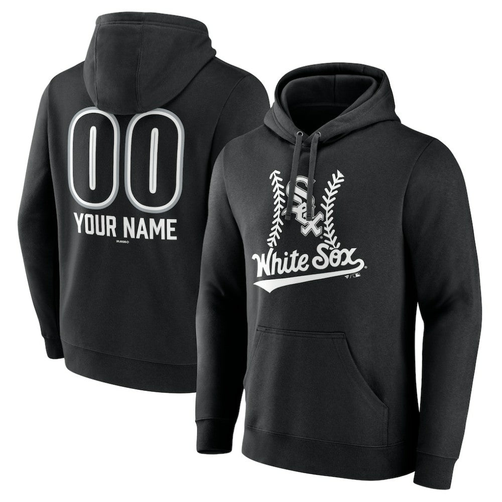 Chicago White Sox Personalized Name & Number Fastball Pullover Hoodie Online