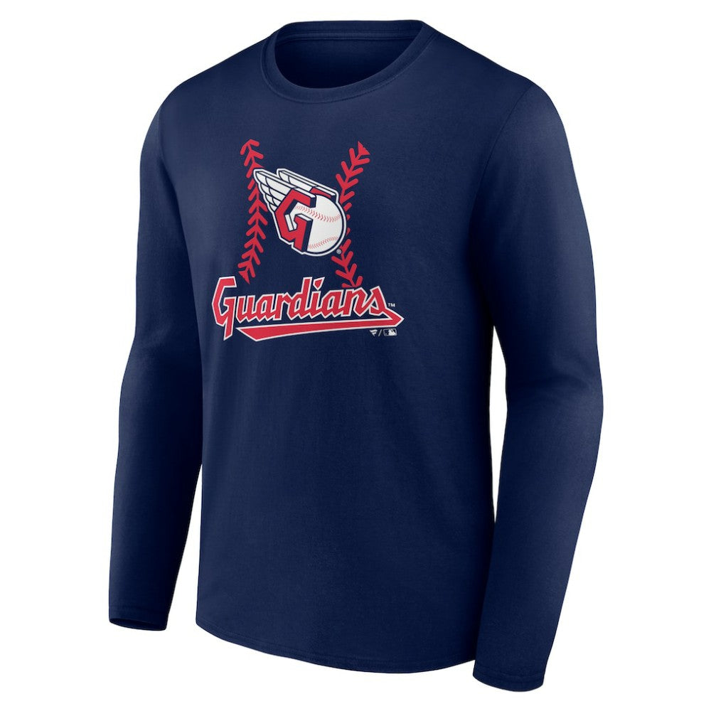 Cleveland Guardians Personalized Name & Number Fastball Long Sleeve T-Shirt Sale