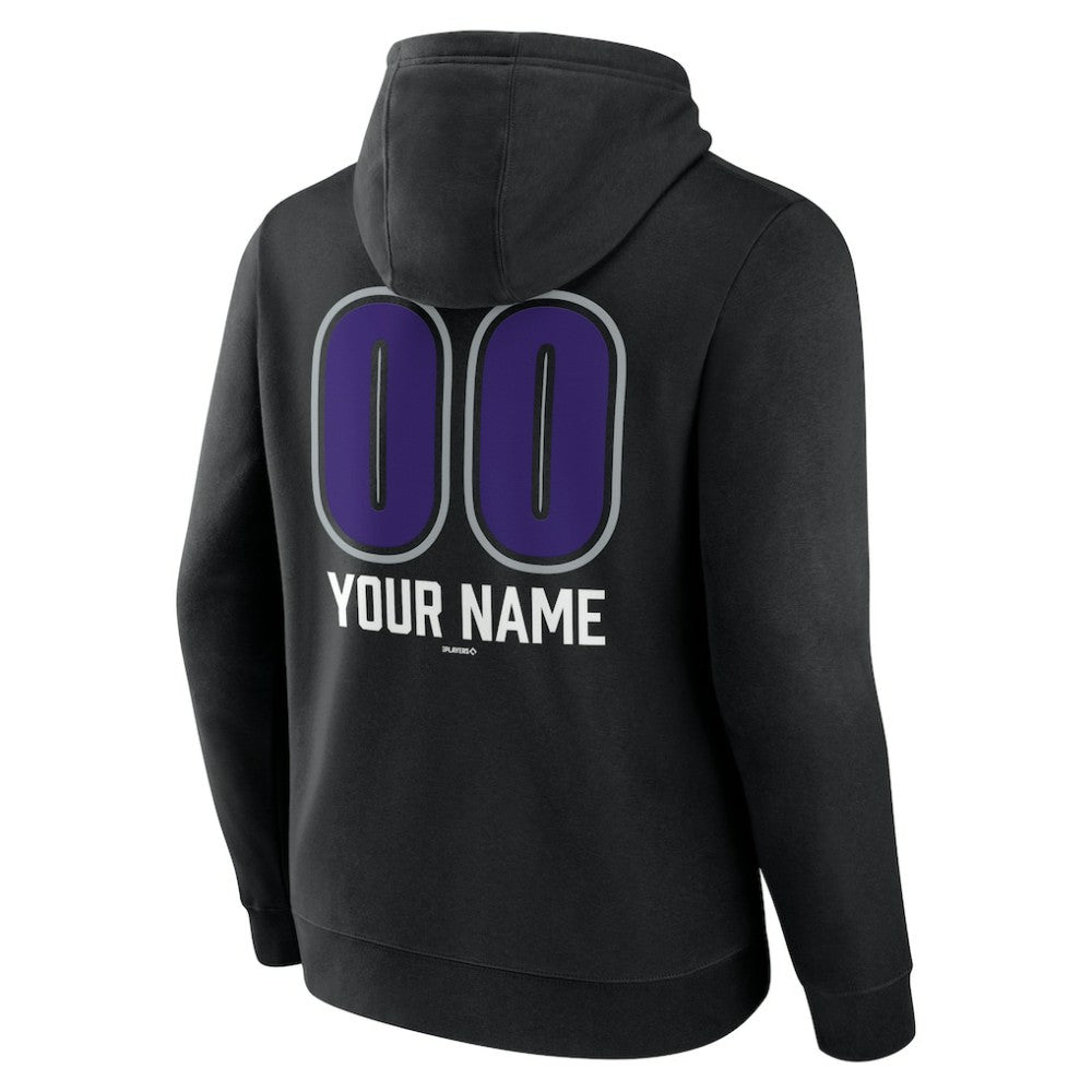 Colorado Rockies Personalized Name & Number Fastball Pullover Hoodie Outlet