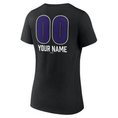 Colorado Rockies Women's Personalized Name & Number Fastball V-Neck T-Shirt Outlet