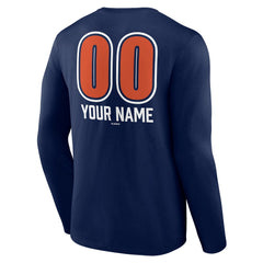 Houston Astros Personalized Name & Number Fastball Long Sleeve T-Shirt Discount