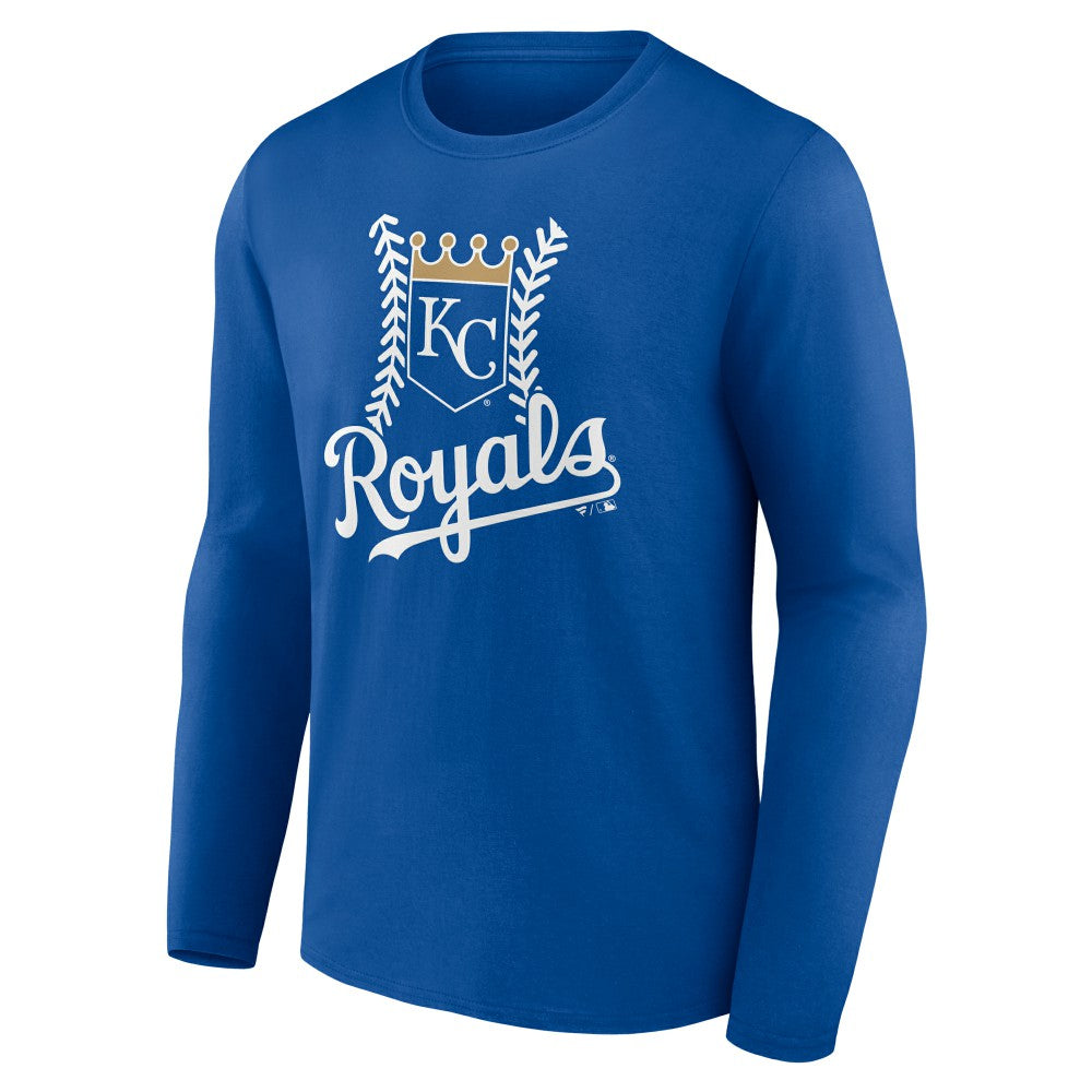 Kansas City Royals Personalized Name & Number Fastball Long Sleeve T-Shirt for sale