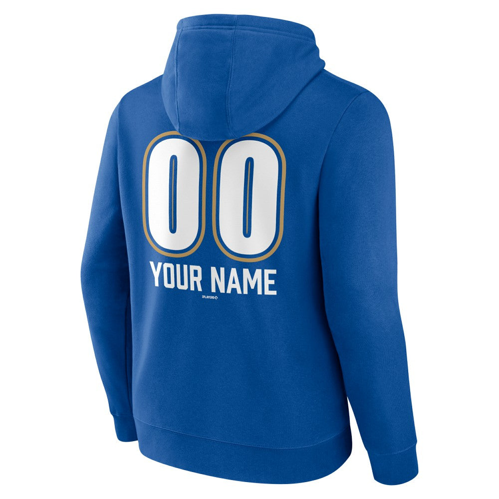 Kansas City Royals Personalized Name & Number Fastball Pullover Hoodie Near Me