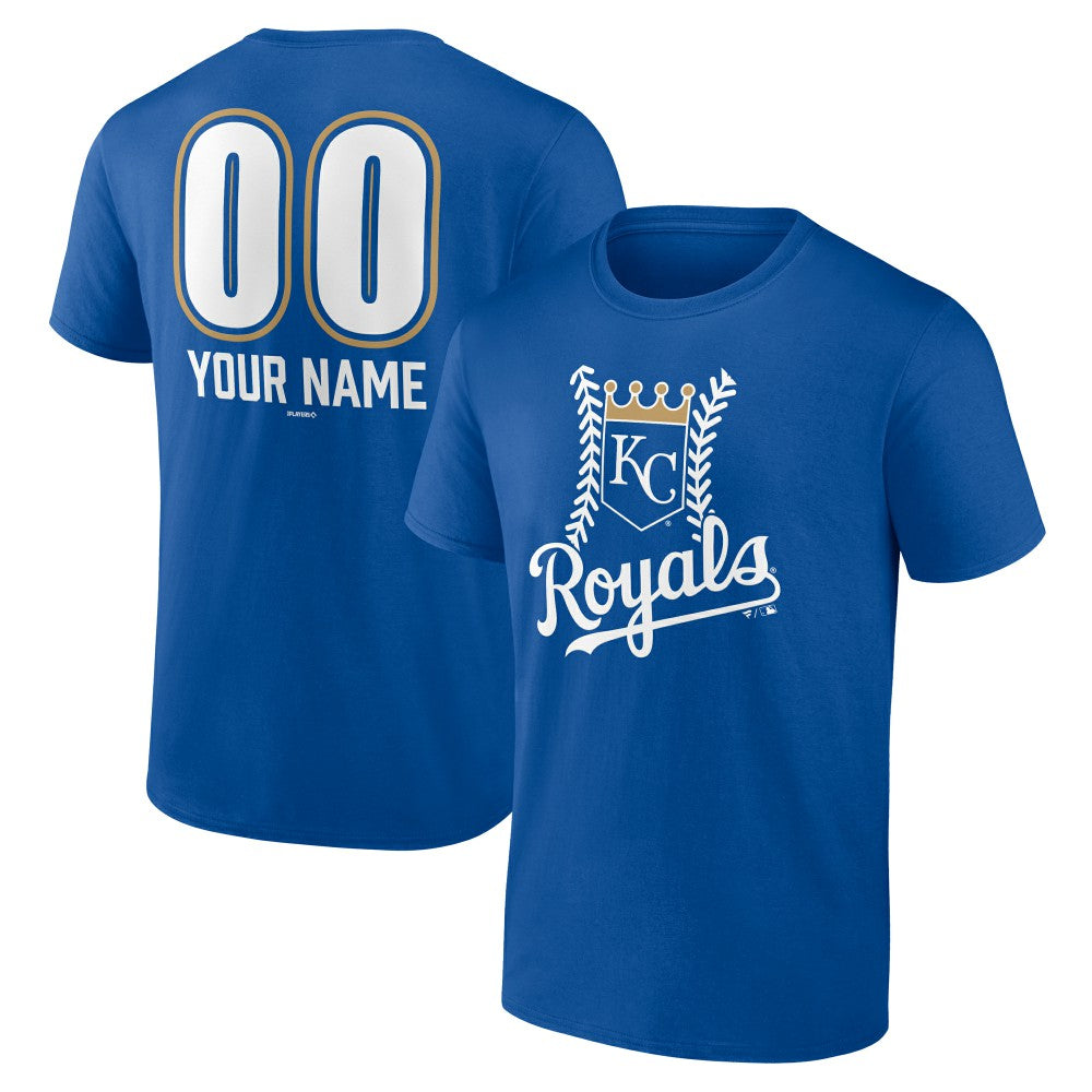 Kansas City Royals Personalized Name & Number Fastball T-Shirt Sale