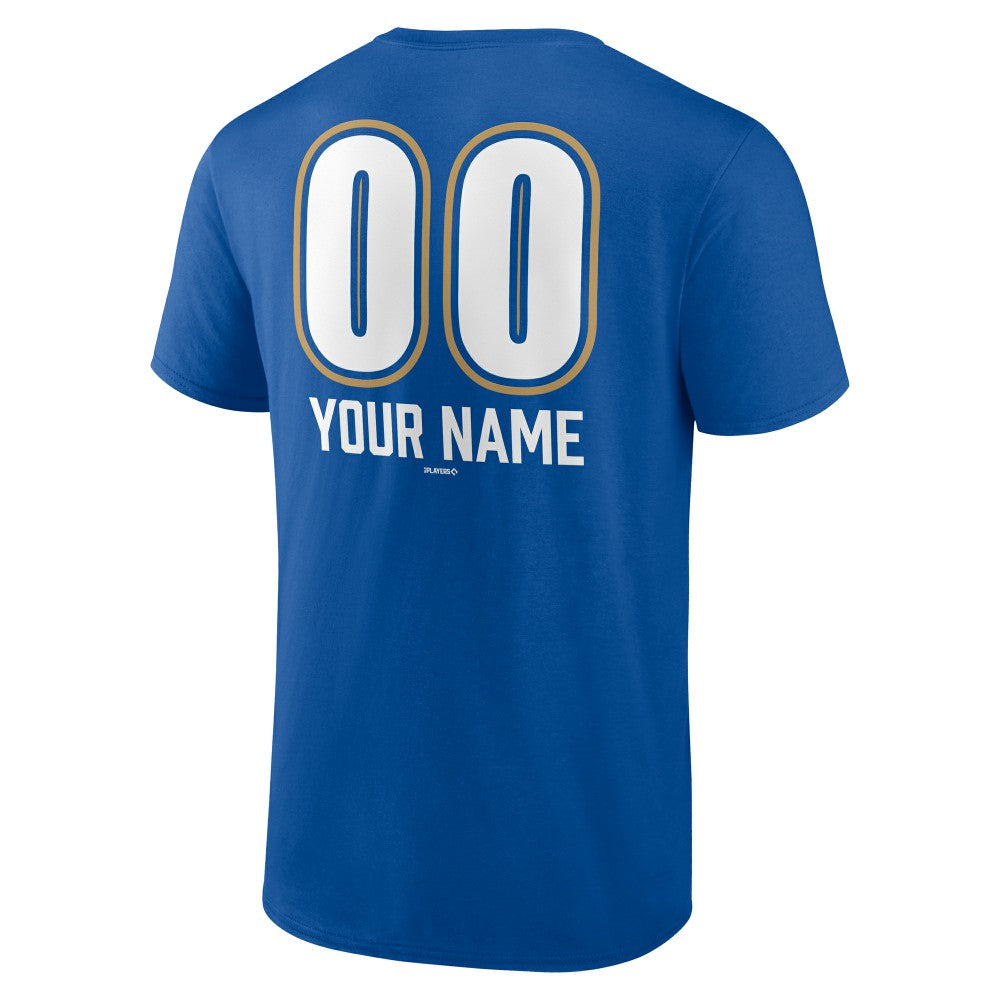 Kansas City Royals Personalized Name & Number Fastball T-Shirt Sale