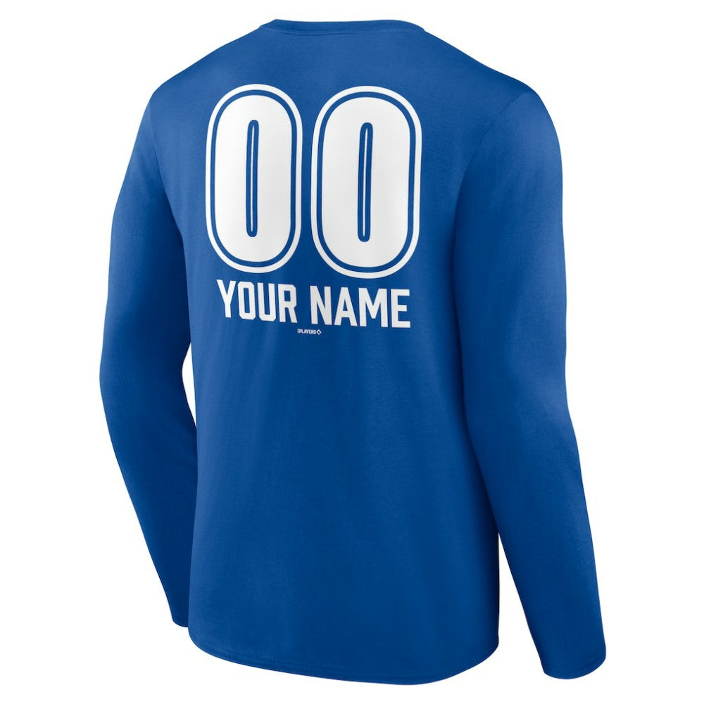 Los Angeles Dodgers Personalized Name & Number Fastball Long Sleeve T-Shirt Online