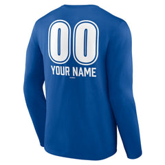 Los Angeles Dodgers Personalized Name & Number Fastball Long Sleeve T-Shirt Online