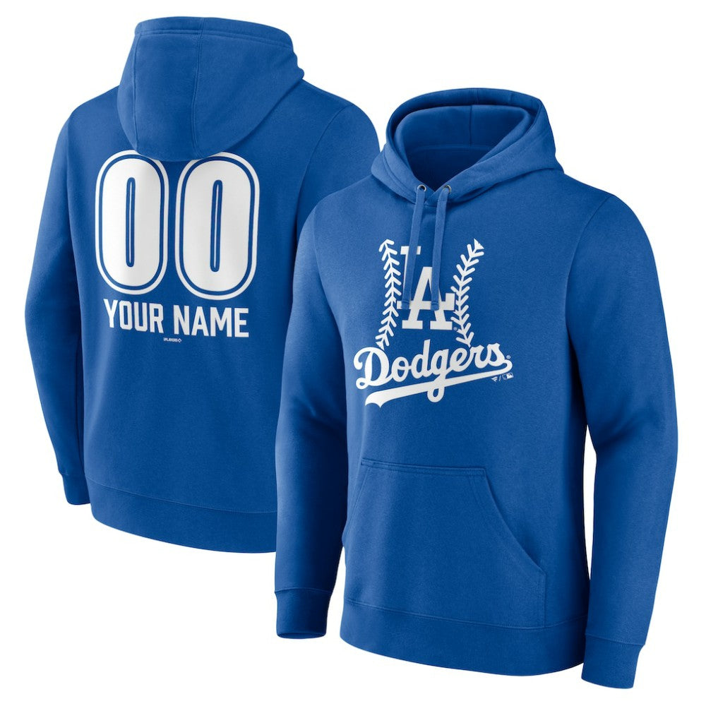 Los Angeles Dodgers Personalized Name & Number Fastball Pullover Hoodie Near Me
