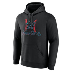 Miami Marlins Personalized Name & Number Fastball Pullover Hoodie for sale