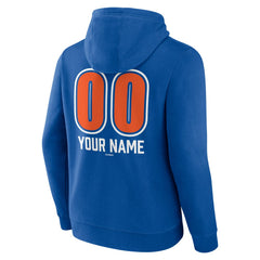 New York Mets Personalized Name & Number Fastball Pullover Hoodie Discount