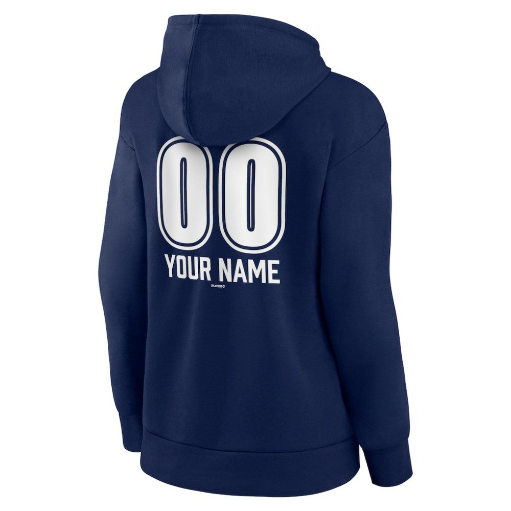 New York Yankees Women's Personalized Name & Number Fastball Pullover Hoodie Near Me