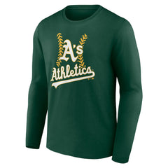 Athletics Personalized Name & Number Fastball Long Sleeve T-Shirt Sale