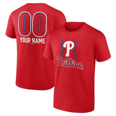 Philadelphia Phillies Personalized Name & Number Fastball T-Shirt for sale