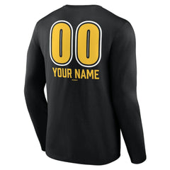 Pittsburgh Pirates Personalized Name & Number Fastball Long Sleeve T-Shirt Outlet