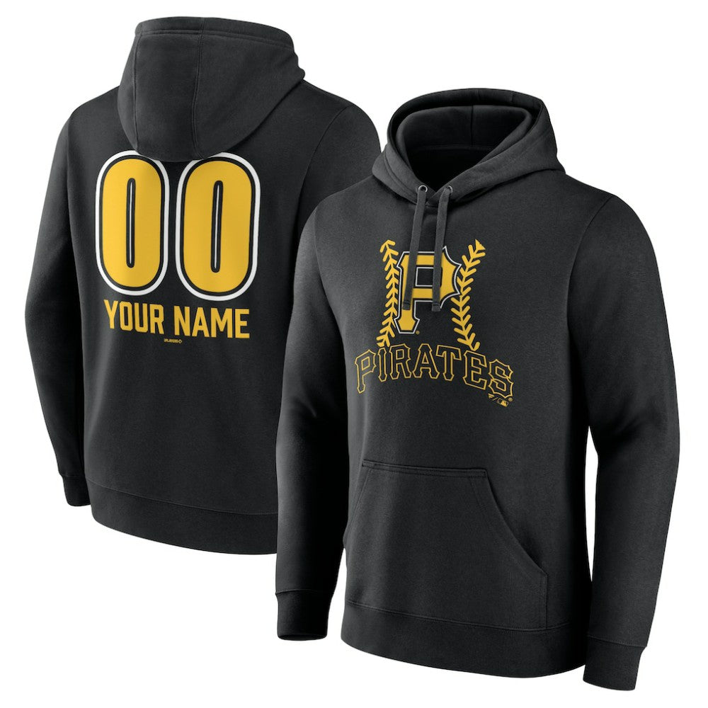 Pittsburgh Pirates Personalized Name & Number Fastball Pullover Hoodie Online