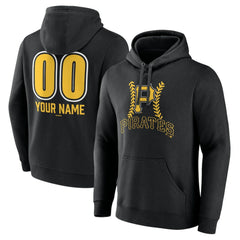 Pittsburgh Pirates Personalized Name & Number Fastball Pullover Hoodie Online