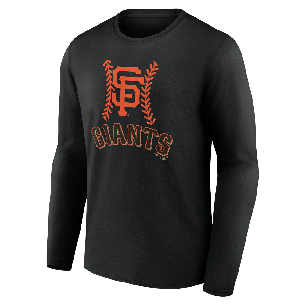 San Francisco Giants Personalized Name & Number Fastball Long Sleeve T-Shirt Outlet