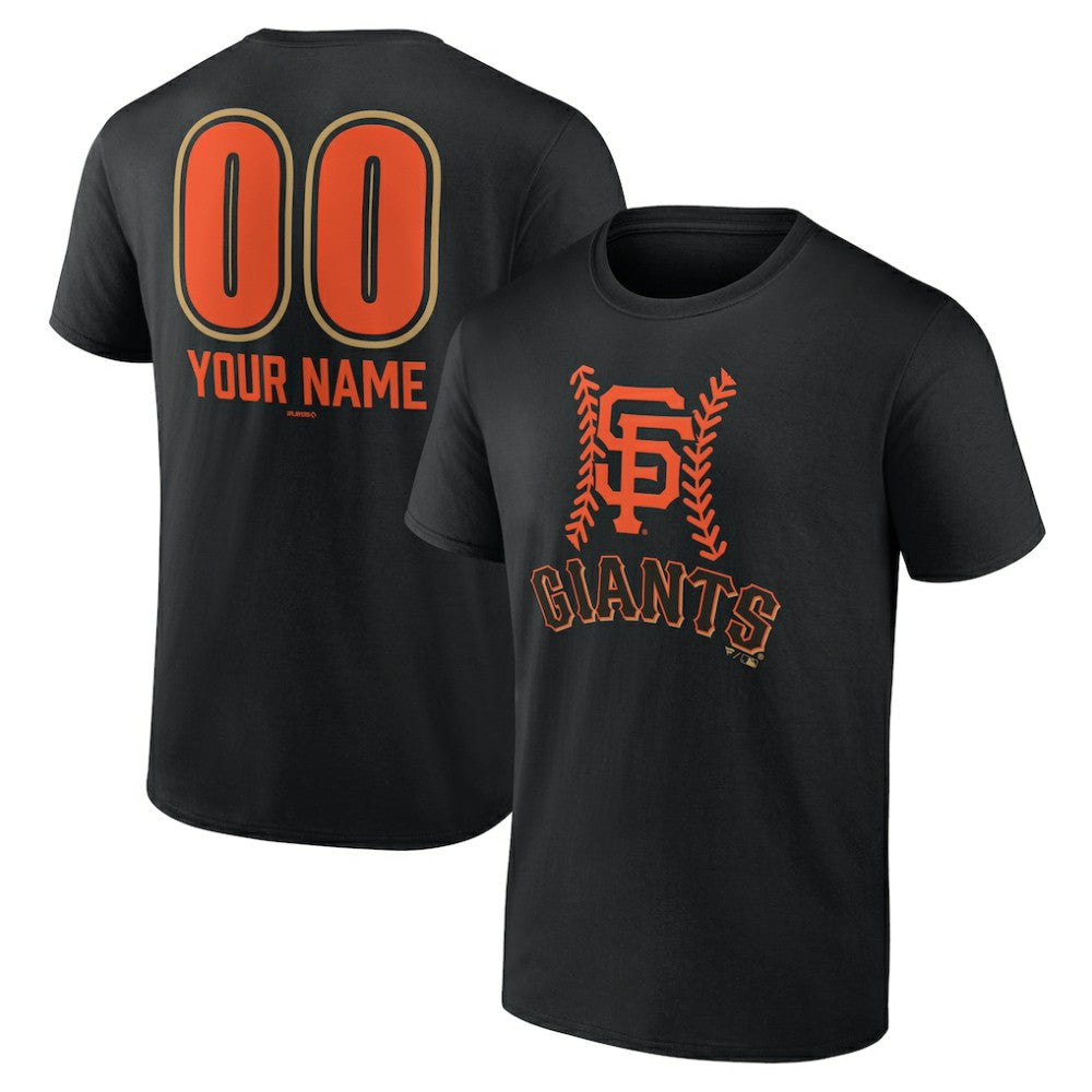San Francisco Giants Personalized Name & Number Fastball T-Shirt Online