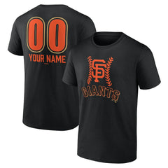 San Francisco Giants Personalized Name & Number Fastball T-Shirt Online
