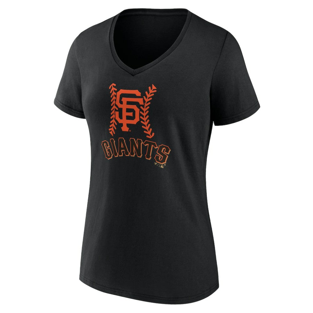 San Francisco Giants Women's Personalized Name & Number Fastball V-Neck T-Shirt Near Me