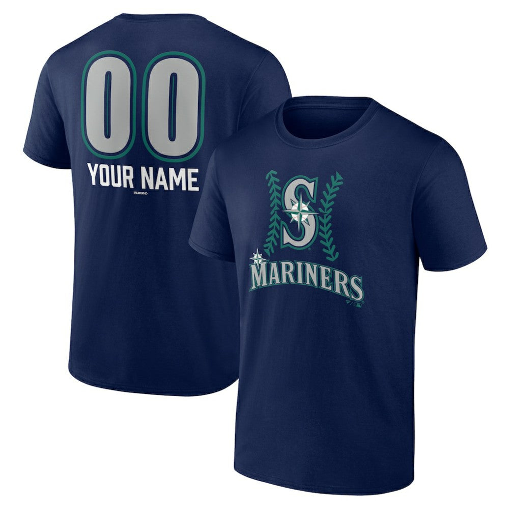 Seattle Mariners Personalized Name & Number Fastball T-Shirt Near Me