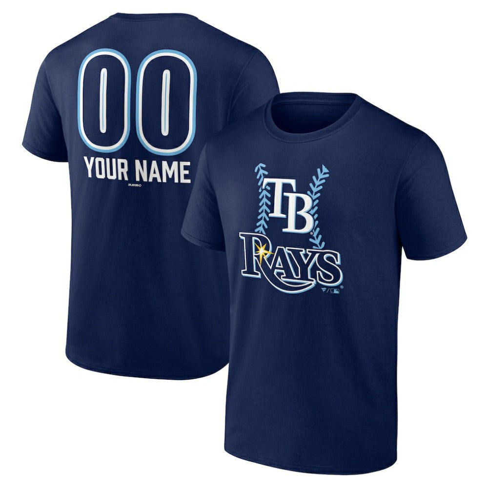 Tampa Bay Rays Personalized Name & Number Fastball T-Shirt Online