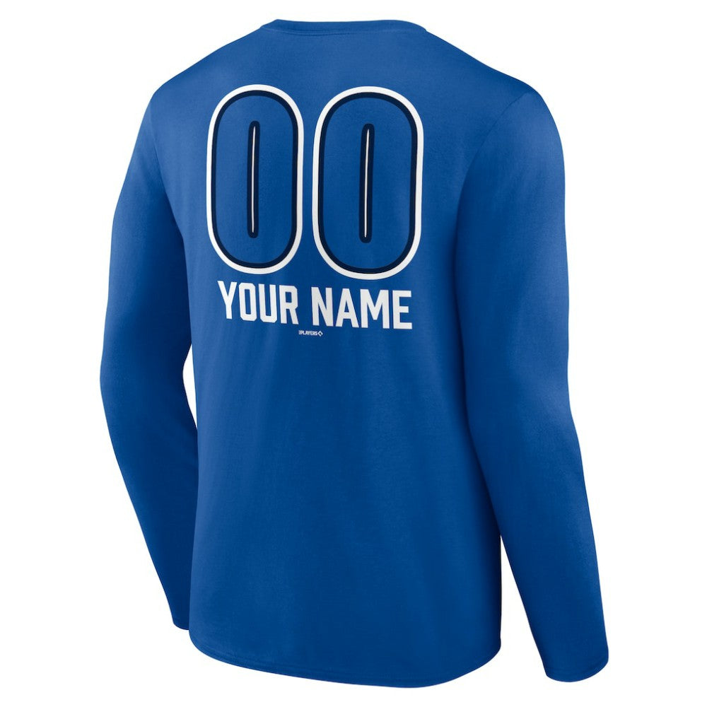 Toronto Blue Jays Personalized Name & Number Fastball Long Sleeve T-Shirt Near Me