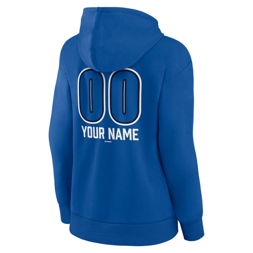 Toronto Blue Jays Women's Personalized Name & Number Fastball Pullover Hoodie for sale