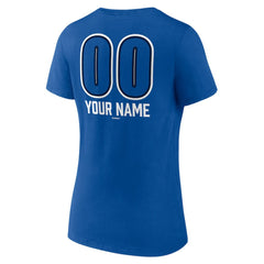 Toronto Blue Jays Women's Personalized Name & Number Fastball V-Neck T-Shirt Near Me