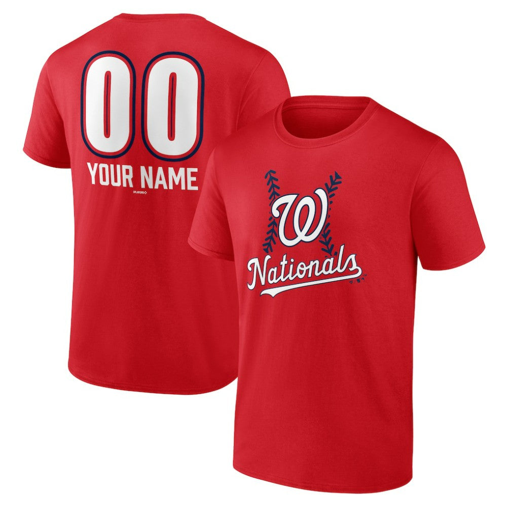 Washington Nationals Personalized Name & Number Fastball T-Shirt Near Me