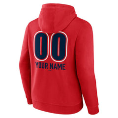 Atlanta Braves Personalized Name & Number Fastball Pullover Hoodie Online