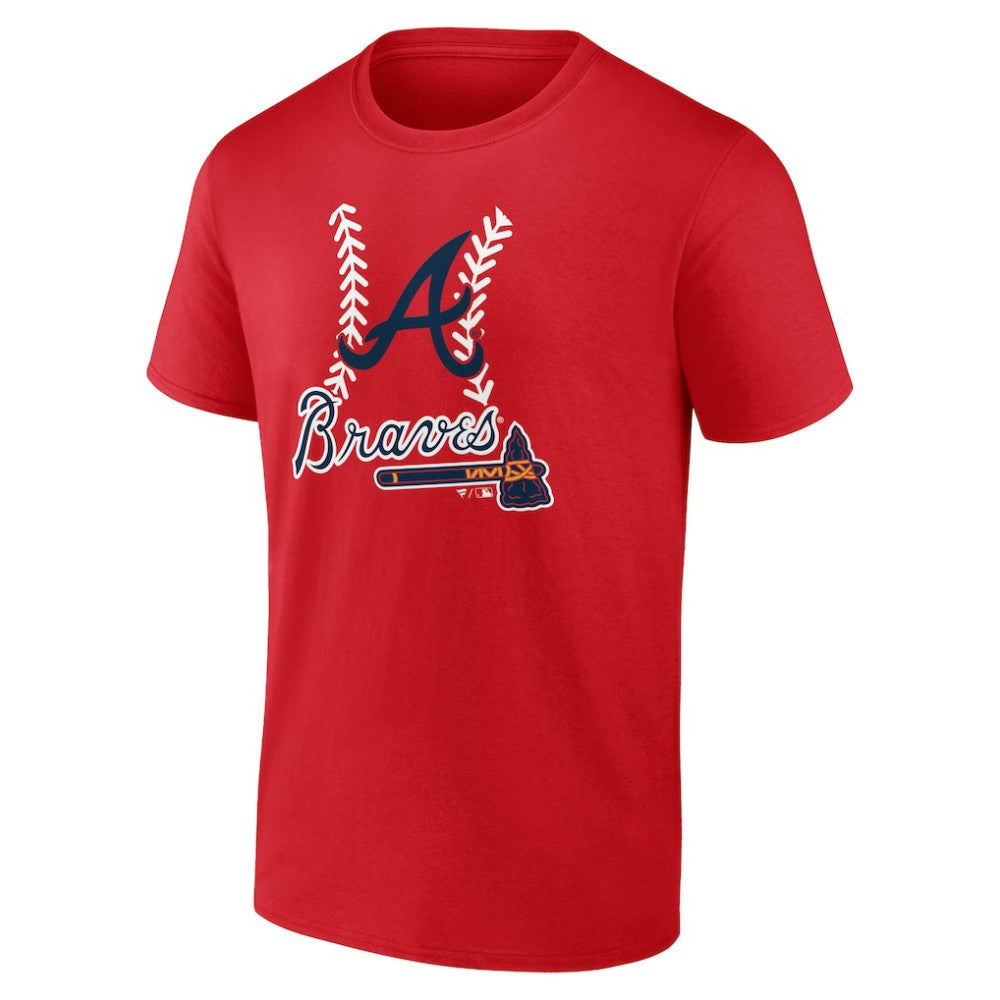Atlanta Braves Personalized Name & Number Fastball T-Shirt for sale