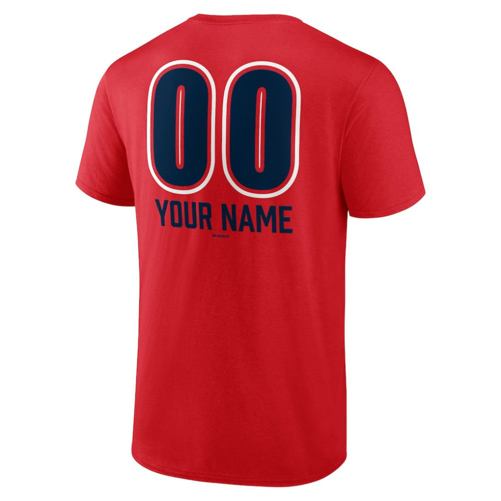 Atlanta Braves Personalized Name & Number Fastball T-Shirt for sale