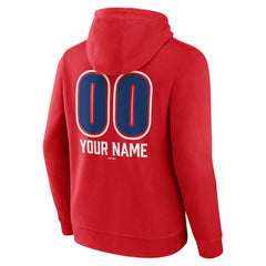 Chicago Cubs Personalized Name & Number Fastball Pullover Hoodie Outlet