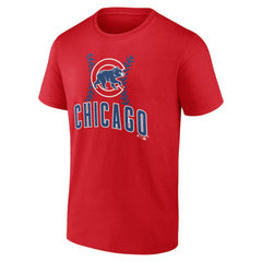 Chicago Cubs Personalized Name & Number Fastball T-Shirt Sale