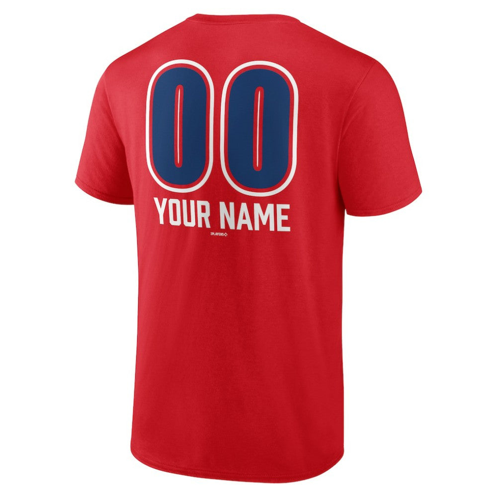 Chicago Cubs Personalized Name & Number Fastball T-Shirt Sale