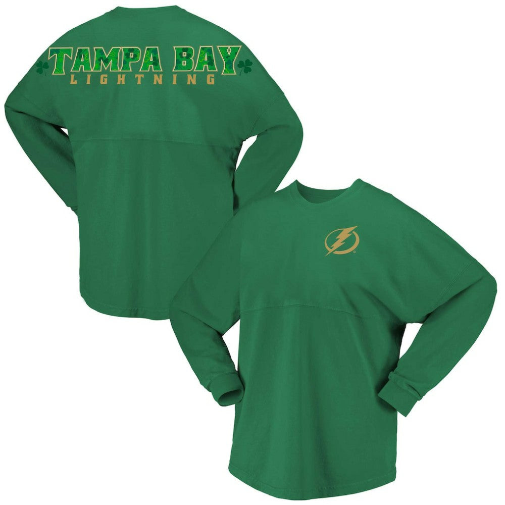 Tampa Bay Lightning Fanatics Women's St. Patrick's Day Spirit Jersey T-Shirt - Kelly Green | Fanatics online