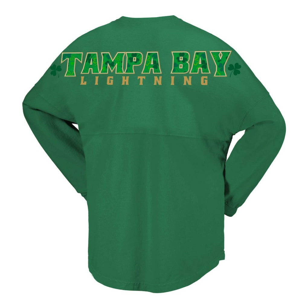 Tampa Bay Lightning Fanatics Women's St. Patrick's Day Spirit Jersey T-Shirt - Kelly Green | Fanatics online