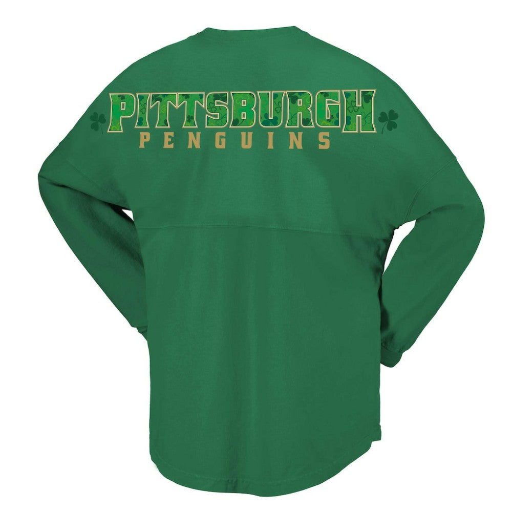 Pittsburgh Penguins Fanatics Women's St. Patrick's Day Spirit Jersey T-Shirt - Kelly Green | Fanatics near me